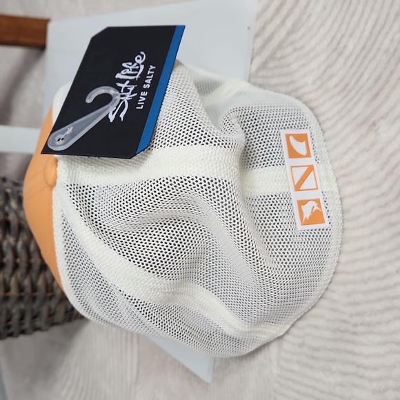 Salt Life Orange Flex Fit Hat - Picture 4 of 8